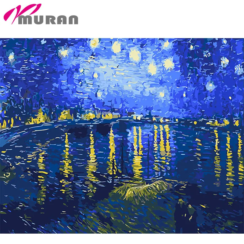 DIY Digital linen Oil Painting By Numbers Pictures Coloring By Numbers
