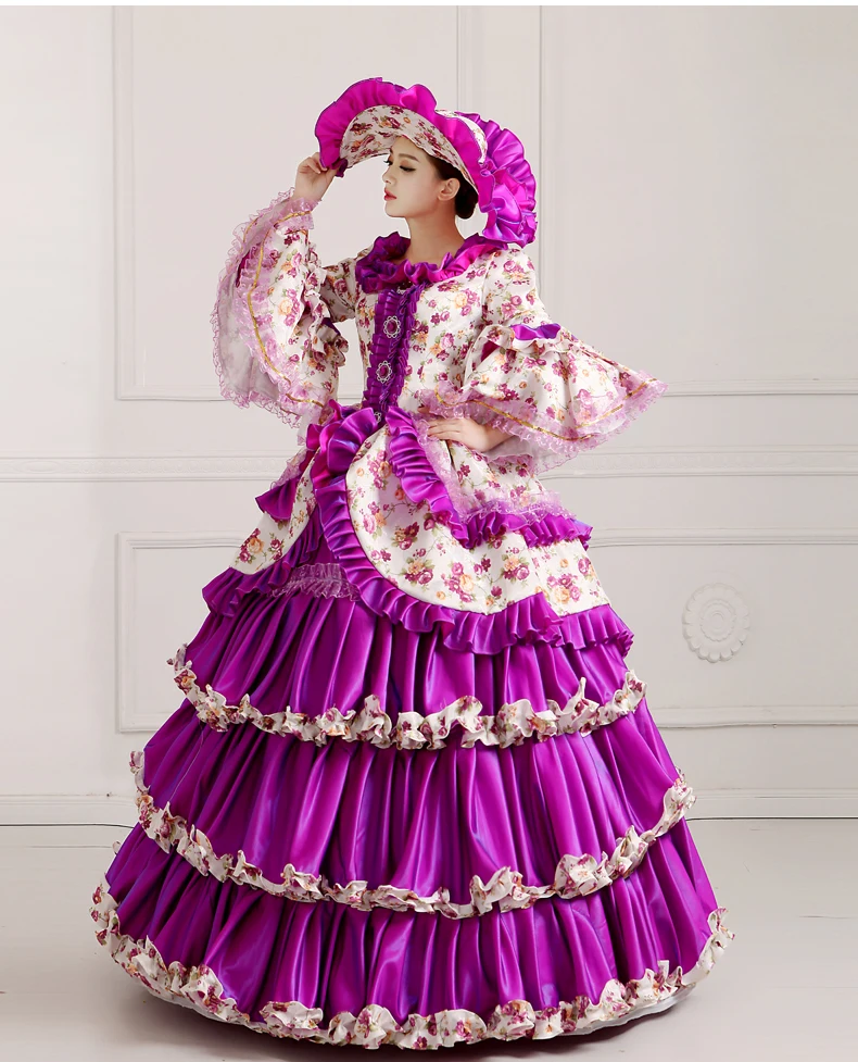 Xxxl Renaissance Victorian Ball Fancy Dress Medieval Costume For Women 