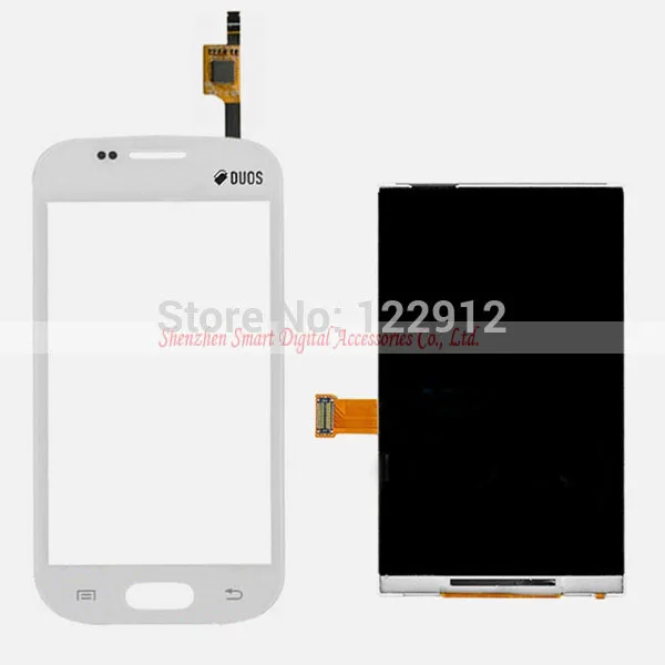 For S7270 S7272 S7275 GT-S7270 Duos White Touch Screen Digitizer + LCD Repair Part | Мобильные телефоны и аксессуары