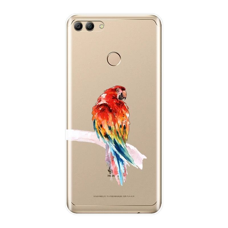Для huawei Y5 Y6 Y7 Prime 2018 Y9 2019 чехол для телефона силиконовый мягкий с изображением орла