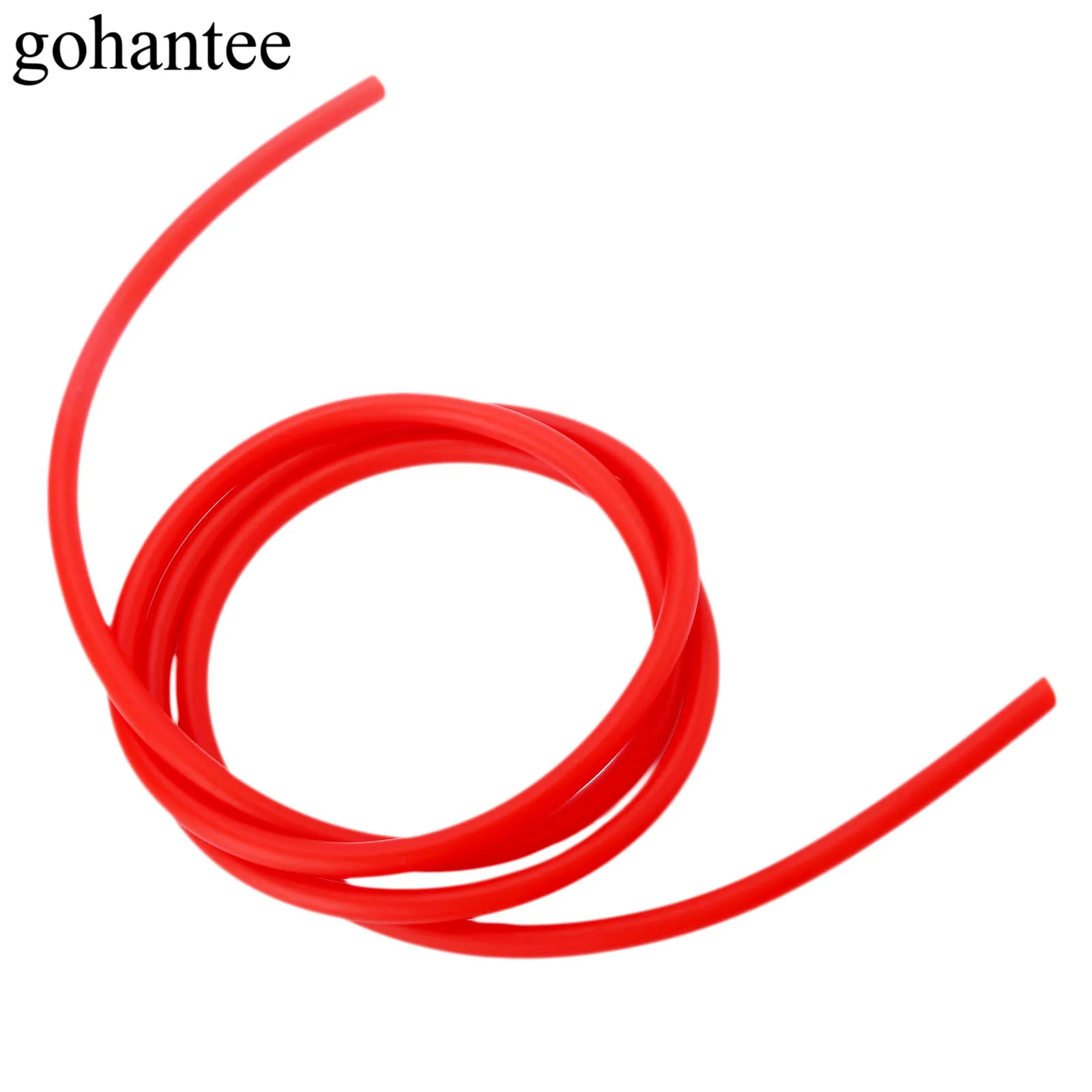 

gohantee Red 1M Natural Latex Rubber Tube Elastica Bungee for Hunting Slingshot Catapult 2mmX5mm 2050 Sling Rubber Bands Tubes