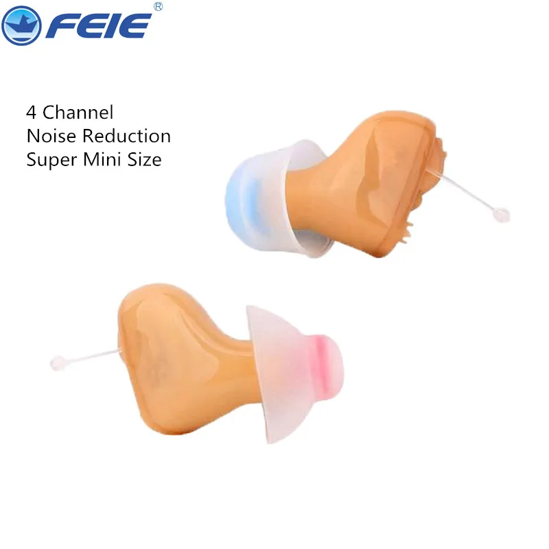 

Invisible Earphone Deaf Hearing Aids Cheap Mini Digital Ear Hearing Amplifier Deafness S-100A Audiometria 2019 New Arrvial