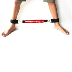 Прогулки прыжок Скорость шаговый тренажер ноги резисторы покрытые резинки сопротивления высокие приспособления для тренировки прыжков