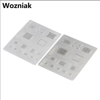 

Wozniak 3D Planting Tin Network For IPhone6 6s 7 7plus A8 A9 A10 a11 Steel Mesh Square Hole Tin Plate Promotion Ferramentas