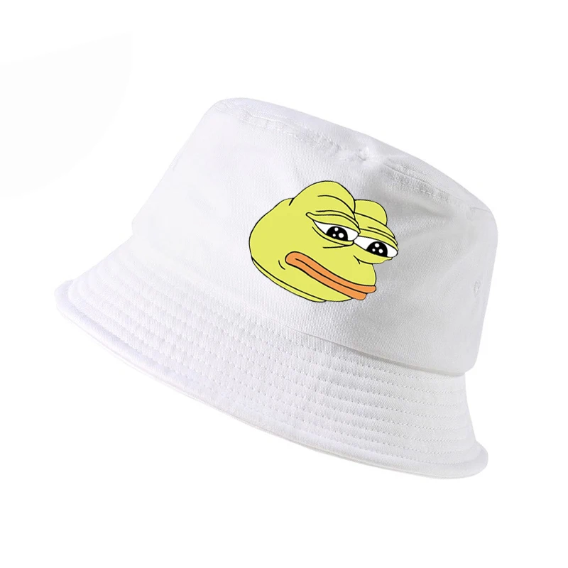 Мужские и женские грустная лягушка Кепки Лето папа Панама harajuku поп Pepe жизнь