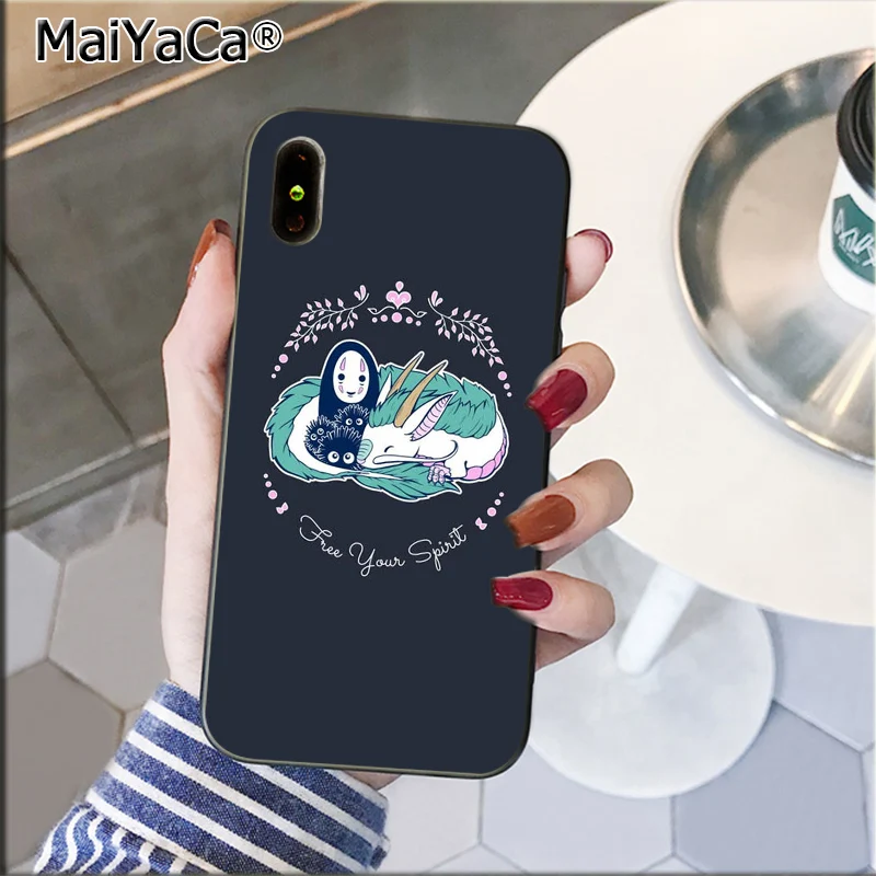 MaiYaCa милый унесенный призраками аниме Ghibli Миядзаки Coque чехол для телефона для Apple iPhone 11 pro max 8 7 6 6S Plus X XS MAX 5 5S SE XR