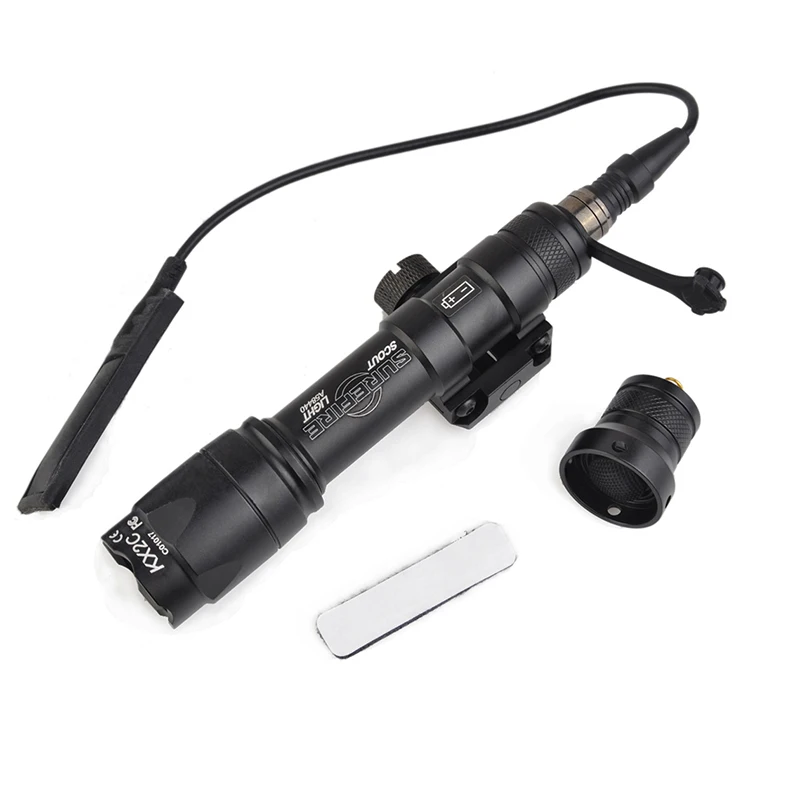

Tactical flashlight Airsoft M600C Rifle Scout Light LED FULL VERSION 340 Lumens Remote Pressure SwitchM600C Rifle Flashlight