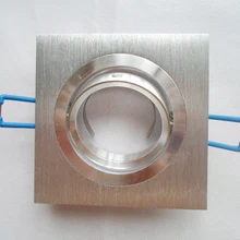 DHL 100* MR16 краев пятно света края GU10 рамка один блок светодиодов закрепляемый Точечный светильник алюминиевая болчная установка-луч с регулируемым углом наклона аксессуары