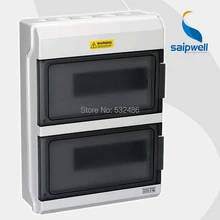 Saipwell GDB-36ways Low Voltage Plastic Distribution Box Waterproof Breaker Box Industry Weak Distribution Box Micro off Box