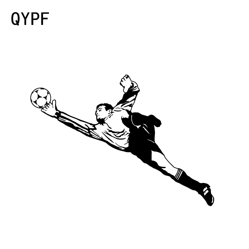 

QYPF 14.6*10.5CM Interesting Football Car Sticker Vinyl High Quality Decor Accessories C16-0502