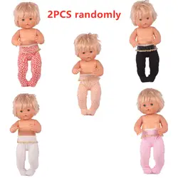 Одежда для куклы 41 см Nenuco Doll Nenuco y su Hermanita 2 шт. новые кружевные леггинсы аксессуары для 16 дюймов новорожденных Ropa Nenuco Doll