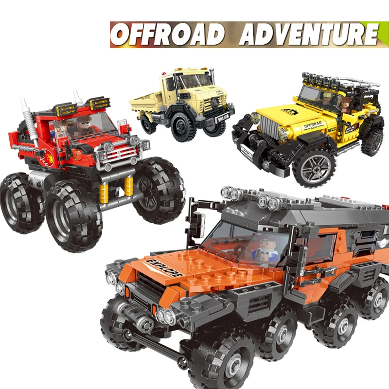 XingBao Super Car Series The Offroad Adventure Set Building Blocks Bricks Educational Toys For children Gifts Model legoINGly