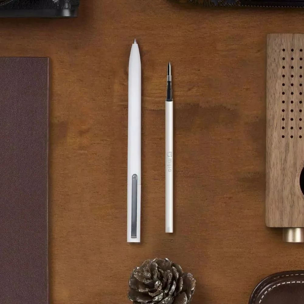 Оригинальная ручка-знак Xiaomi Mijia, гладкая, швейцарская, черная, заправка MiKuni, японские чернила, 0,5 мм, ручка-знак со сменным опционным
