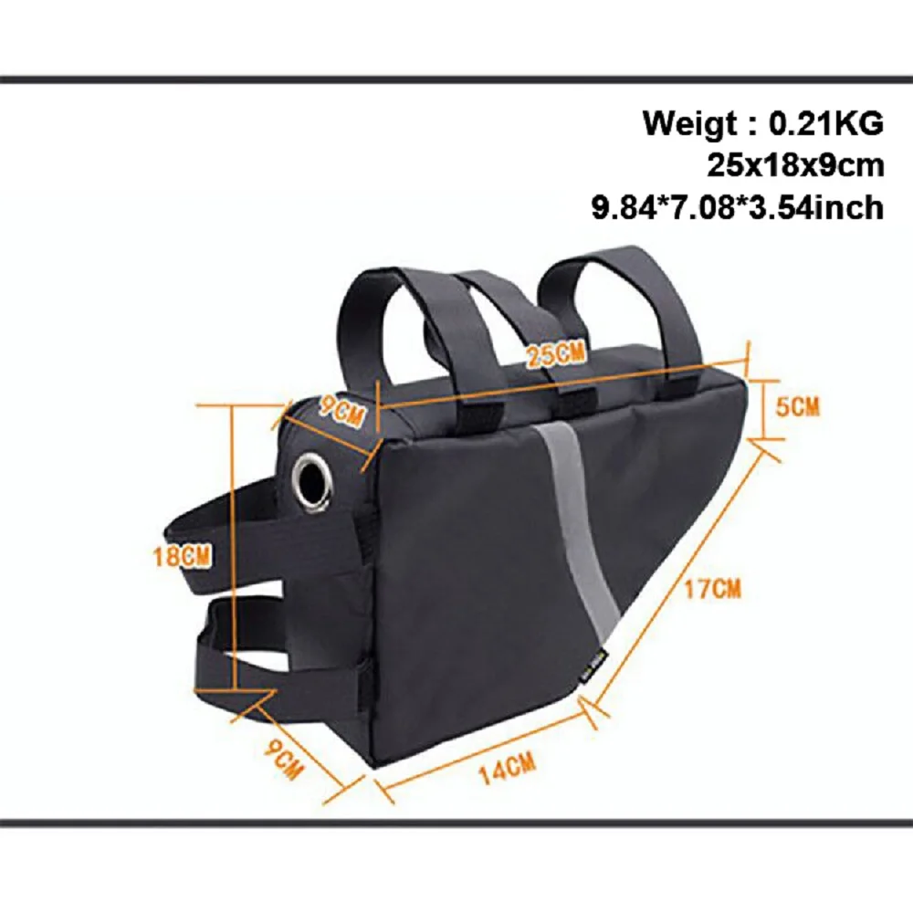 Clearance Bicycle Tripod Tube Bag Battery Bag Lithium Battery Pannier Packing Fabric Cycling Mountain Bike Pouch Bicycle Accessories 2 Clearance Bicycle Tripod Tube Bag Battery Bag Lithium Battery Pannier Packing Fabric Cycling Mountain Bike Pouch Bicycle Accessories 2