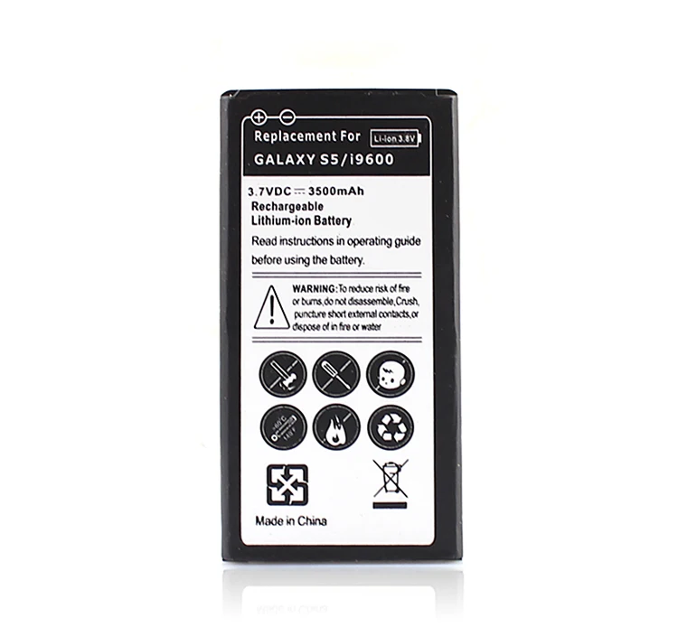 3500mAh Cell Phone Replacement Battery For Samsung Galaxy S5 i9600
