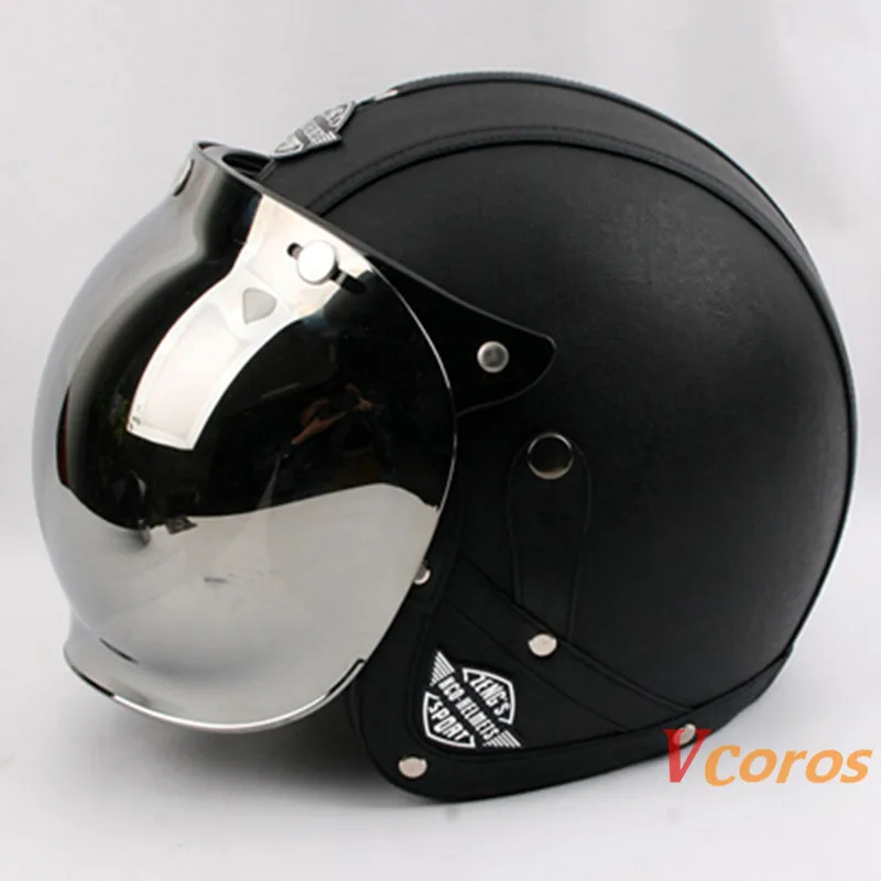 Новое поступление capacetes cascos casque moto ручная работа Ретро винтажный Мото шлем queiro шлем с открытым лицом rcycle шлем