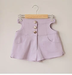 Милые шорты принцессы в стиле Лолиты BoBON21, оригинальные ковбойские шорты с высокой талией и вырезами в форме сердца B0979 - Цвет: purple