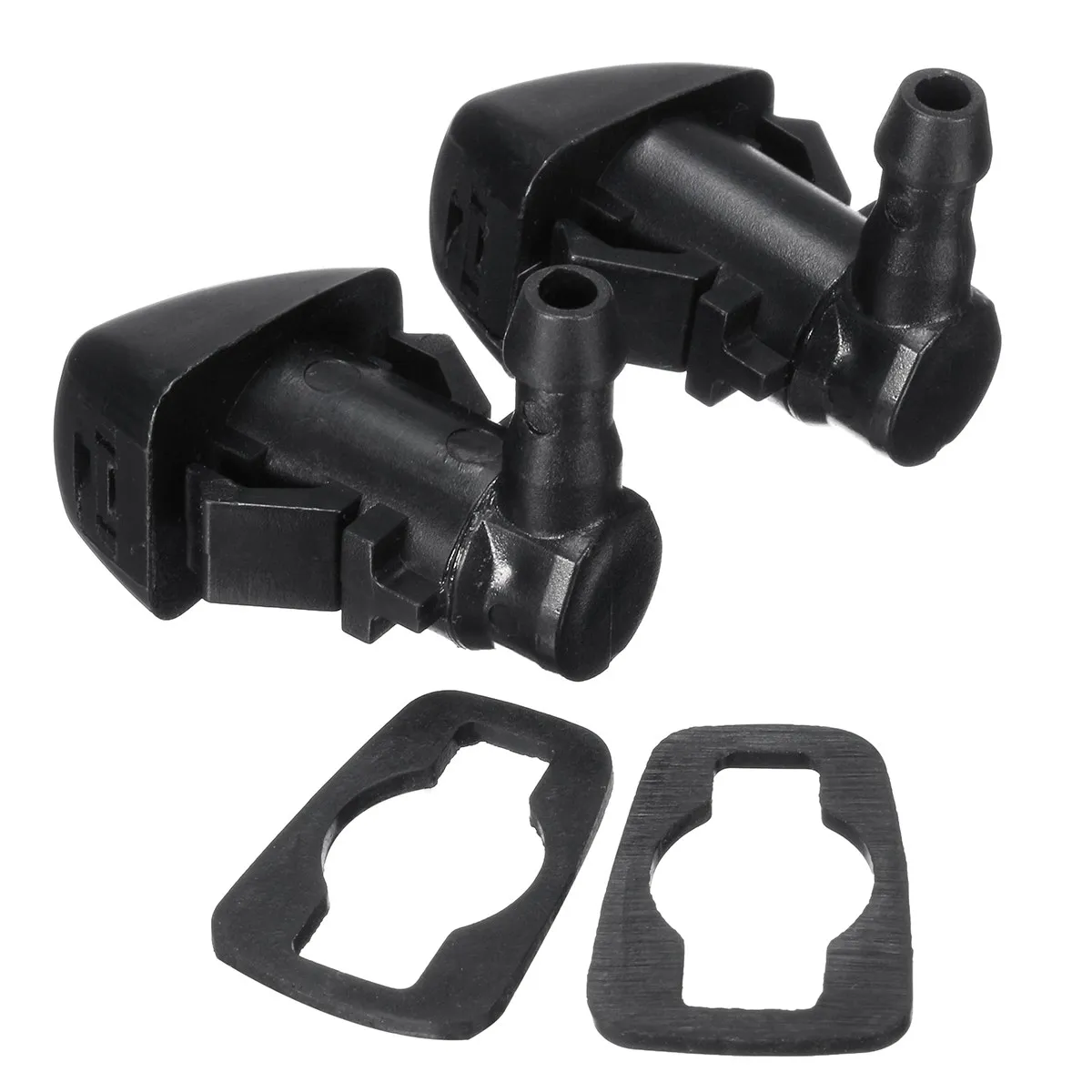 2x Windshield Wiper Water Spray Jet Nozzle For Ford Fusion Milan MKZ