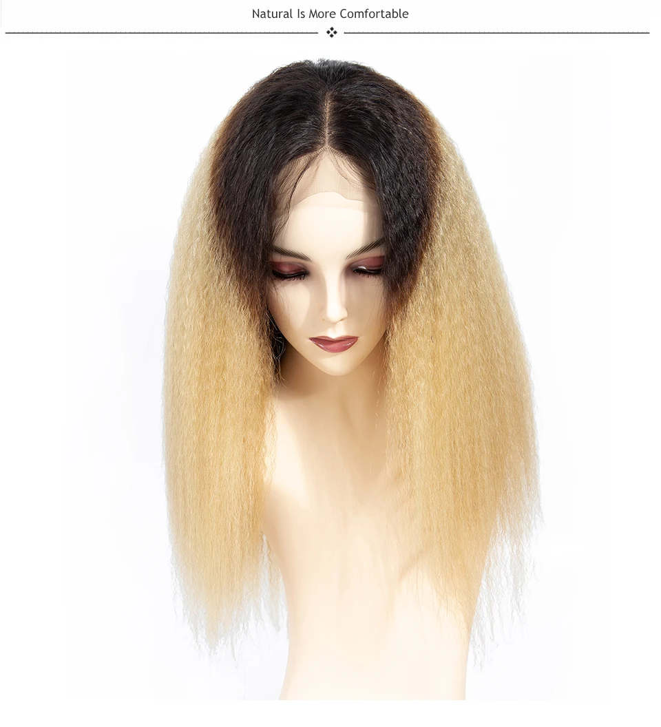 blonde lace front wig