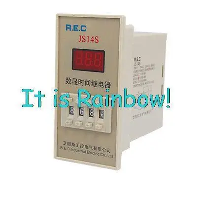 

Free Shipping Panel Mount AC 220V 0.01S-999h Programmable Timer Time Relay 11 Pin JS14S