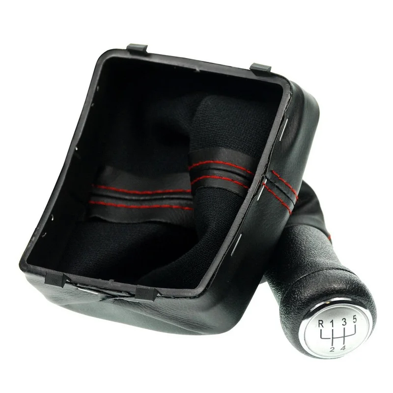 5 velocità Leva Del Pomello Del Cambio Della Copertura Per Volkswagen Polo 9N 9N2 9N3 2001-2009 Cambio Manuale Cambio Della Copertura