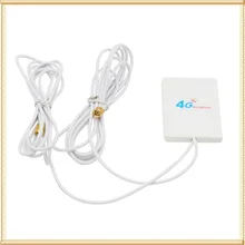 Двойной SMA-штекер 4g LTE панелью антенны 3g 4g маршрутизатор Anetnna для huawei zte модем маршрутизатор 2 м кабель