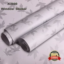 Самоклеящаяся теплоизоляция кленовый лист стекла самоклеящаяся пленка для окон защита конфиденциальности пленка для украшения окна 1,22x20 м(5ftx66ft