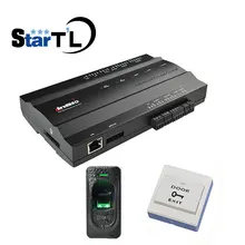 ZK inbio160 одна дверь панель управления доступом к двери отпечатков пальцев и RFID система контроля доступа с FR1200 считыватель отпечатков пальцев