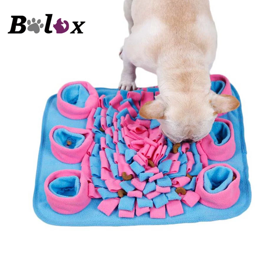 

Dog Snuffle Feeding Mat Washable Pet Training Product Sniffing Fleece Pad for Dogs Cats Stress Interactive Toys Slow Feed Mat