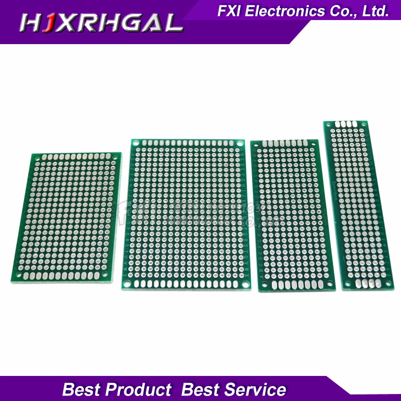 

4values=20pcs 5x7 4x6 3x7 2x8 5*7 4*6 3*7 2*8 Double Side Prototype Diy Universal Printed Circuit PCB Board Protoboard igmopnrq