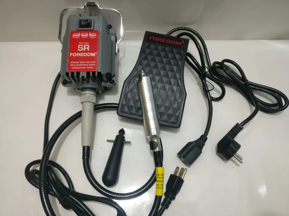 110V US Foredom rotary tool, SR Foredom Dental grinder, Flexible shaft