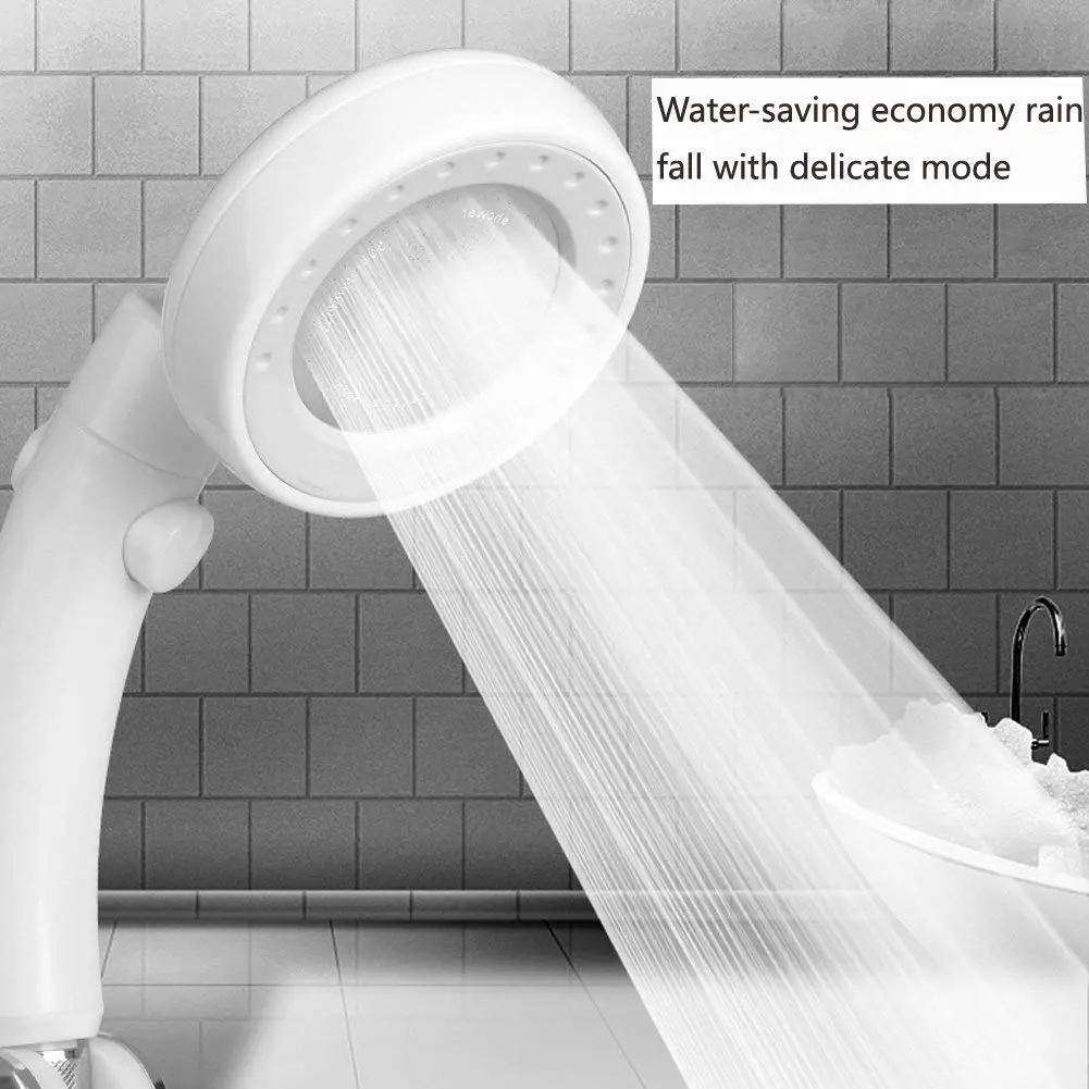 

Shower Head, High Pressure Handheld Shower Head, Best Pressure Boosting Rainfall Spray Shower Head with Angle Adjustable & One