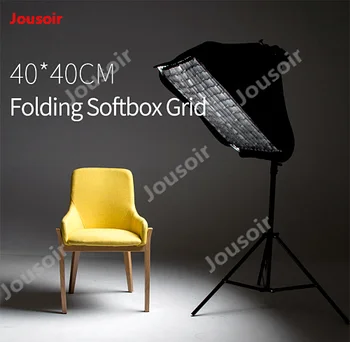 

Godox Ajustable Flash Softbox 40x40cm with Bowens Mount S-type Bracket+Honeycomb Grid Kit for Flash Speedlite Flash ShootingCD50