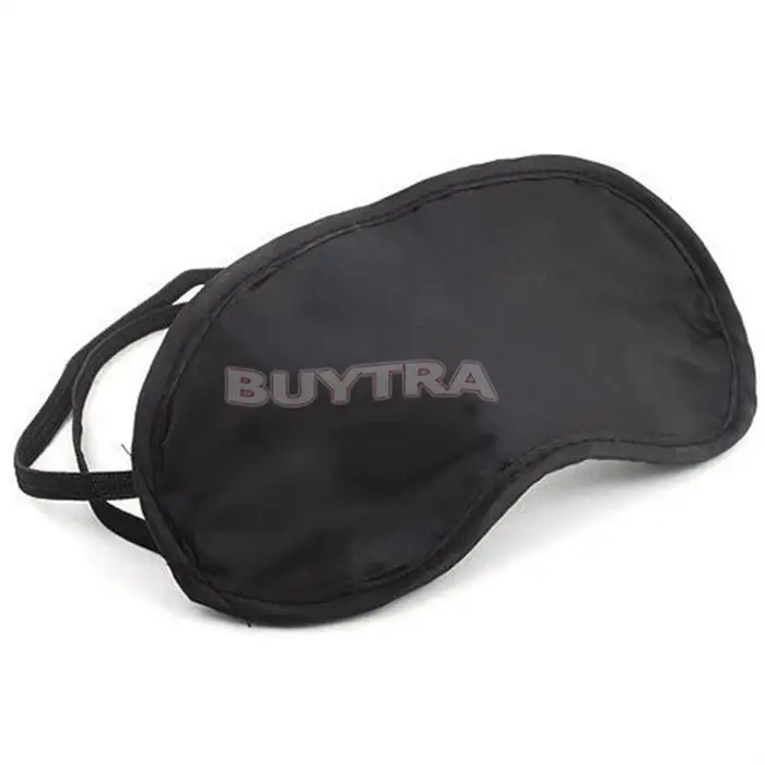 Black Sleeping Eye Mask Cover for Travel Rest Health Care to Shield The Light Eyeshade Relieve Fatigue Sponge Eye Mask