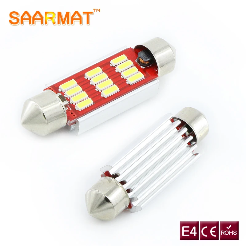

2x Led C5W Festoon 39mm bulb Canbus License Number Plate Light 12V For Mercedes EW211 -Class E320 E350 E550 E55 W164 ML350 ML