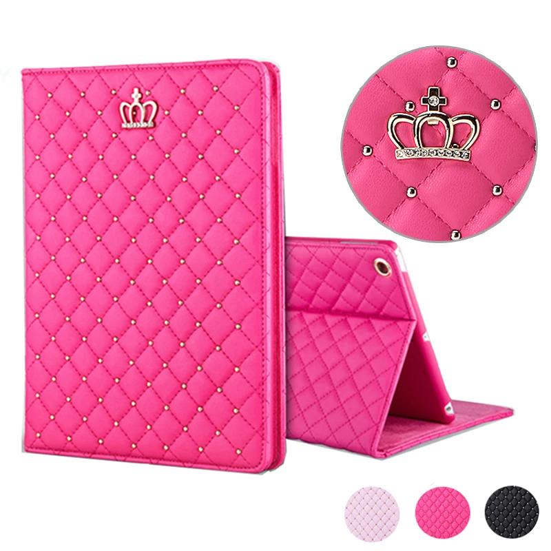Корона чехол для iPad Mini 123 Капа Para из искусственной кожи Защитный Air 1/2 234 9 7 дюймов