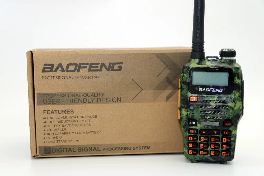 

Baofeng BF-A55 Walkie Talkie Dual Band BF A55 CB Radio 128CH VOX 5W Portable Professional FM UV-5R upgrade version Transceiver
