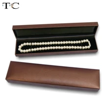 6 шт. высокое качество хлопок заполненная коробка кулон ожерелье Подарочная коробка ювелирные изделия коробки 23*3*5 см