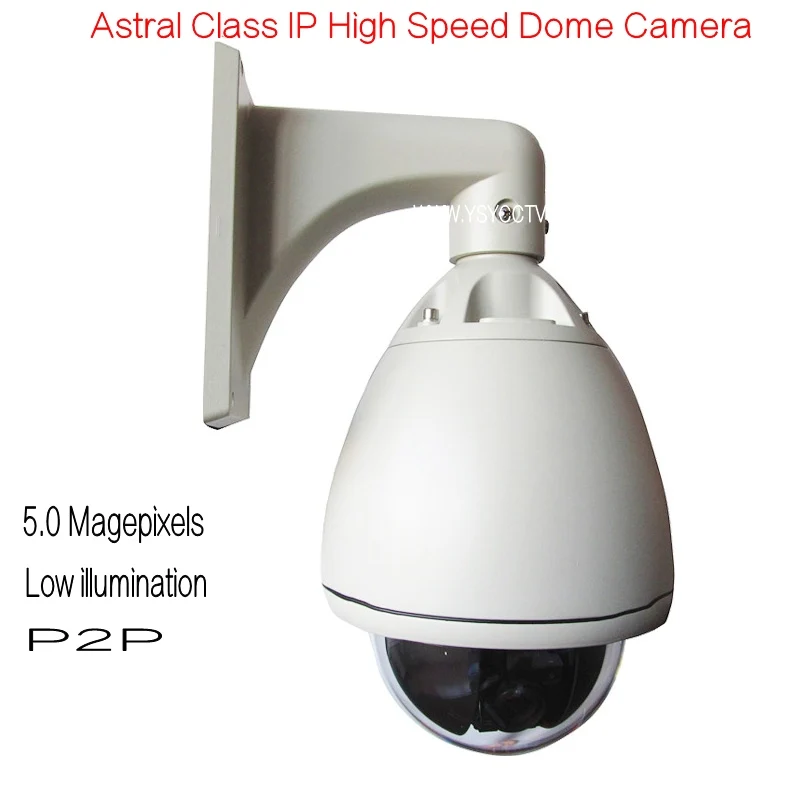Astral calss ip speed dome camera 5.0 megapxels  camera Low illumination IP high speed dome camera cctv IP CAMERA