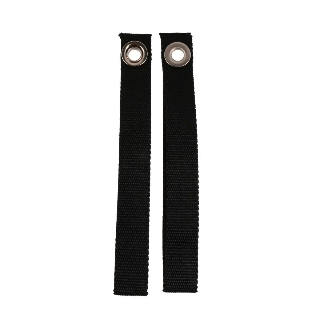 MagiDeal 2x Hood Loops Anchor Straps Tie Down Hood Kayak Canoes Black Kayak Canoes Accessory Anchor Straps