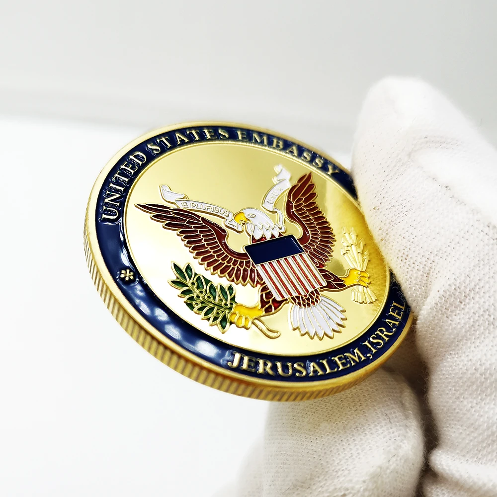 Памятные сувениры памятные коллекционные монеты из Израиля США|Безвалютные