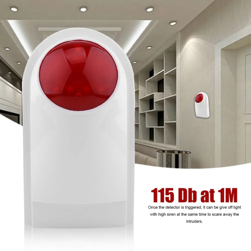 

Outdoor Waterproof Flash Siren Alarm Sound Strobe Flash Alarm Siren For Wif GSM PSTN Home Security Alarm System