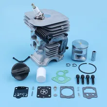

41mm Cylinder Piston Repair Kit For Husqvarna 435 435e 440 440e 440 II Chainsaw Buffer Mount Bolt Gas Cap Replacement Part
