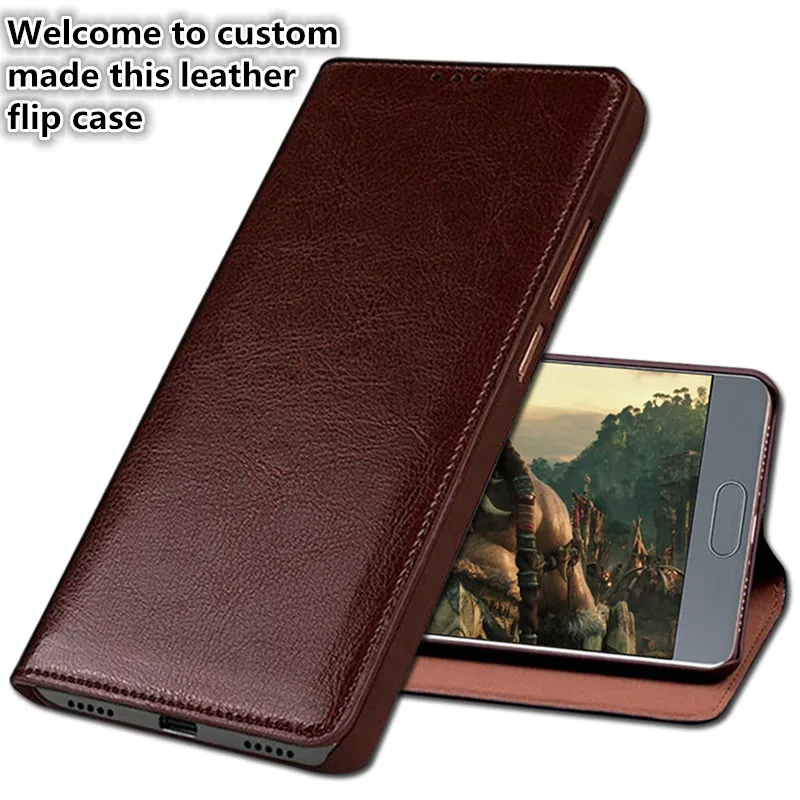 

LS05 Genuine Leather Phone Cover With Kickstand For OPPO R9S Plus(6.0') Phone Case For OPPO R9S Plus Flip Case