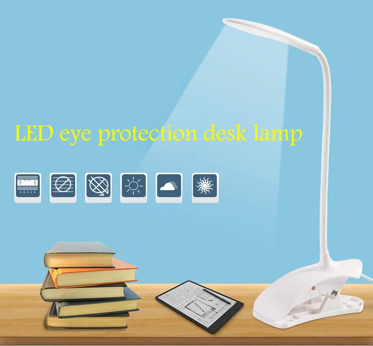 

Desk lamp USB clip light Creative led eye protection learning table lamp Student learning desk lamp