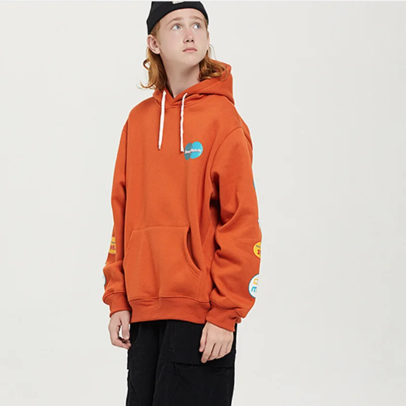 

Sleeve Graffiti Graphic Print Hoodies Hip Hop Casual Pullover Hooded Sweatshirt Streetwear 2019 Fashion Harajuku Top hoodie men