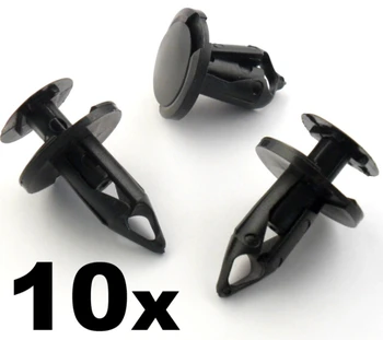 

10x Side Skirt Clips for Honda Civic EP3 Type-R - 91504-SP1-003 / PFKL1011895 NEW