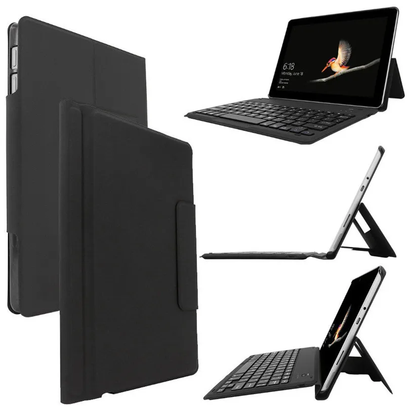 

10 Inch For Microsoft Surface Go 10 Leather Case Smart Cover Bluetooth Wireless Keyboard A30