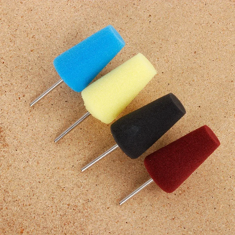 Buffing Polishing Wheel Car Polish Buffing Shank Polishing Sponge Cone Metal Foam Pad Car Maintenance Automobile Cleaning Tool