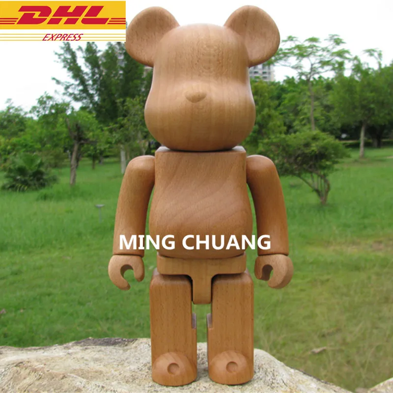 

11"KAWS Bearbrick 400% Original Fake Be@rbrick Gloomy Original Fake Action Figure Collectible Model Toy BOX D794